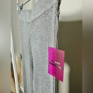 NWT Forever 21 - Gray Ribbed Knit Women’s Lounge Pants